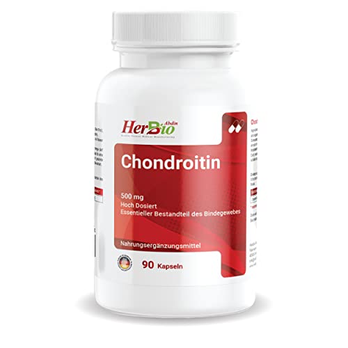 Chondroitin 500mg (90 Kapseln), Premiumqualität,...