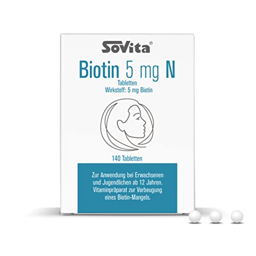 Biotin 5 mg N Tabletten | Für Haut, Haare und...
