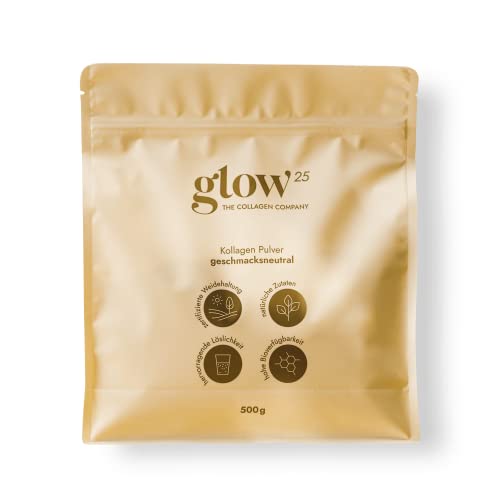 Glow25® Collagen Pulver [500g] - Weidehaltung -...