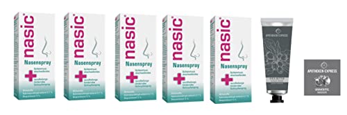 Nasic Nasenspray Set mit 5 x 15 ml inkl. einem...