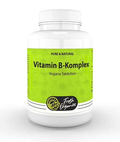 VITAMIN-B KOMPLEX | 180 vegane Kapseln | 100%...