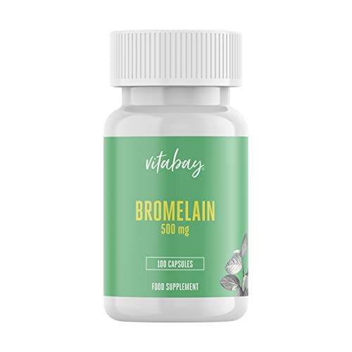 Vitabay Bromelain 500 mg | 100 vegane Kapseln |...