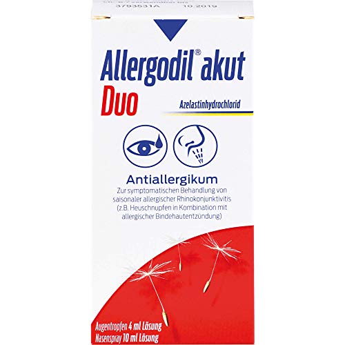 Allergodil akut duo Augentropfen und Nasenspray, 1...