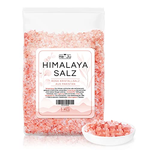 Himalaya Salz grob 1kg, Rosa Kristallsalz aus...
