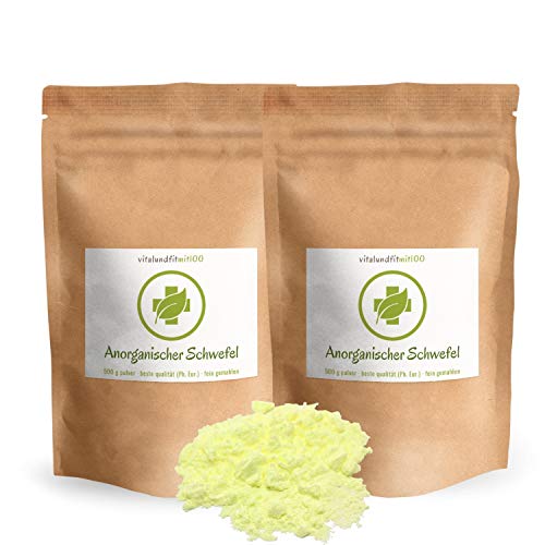 Anorganischer Schwefel (sulfur) - 1 kg (2 x 500 g)...