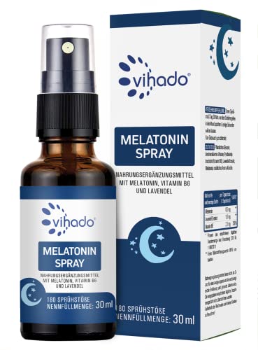 Vihado Melatonin Spray - Premium: Bis zu 5-fach...