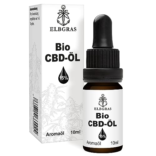 Elbgras® Bio CBD-Öl 15% - Deutsches Bio-Produkt...