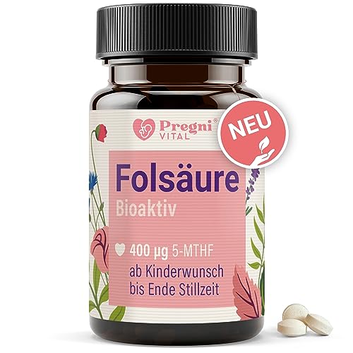 Folsäure 400µg - L-5-MTHF Folsäure Kinderwunsch...