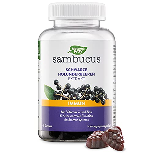 Nature's Way Sambucus Elderberry Gummies für...