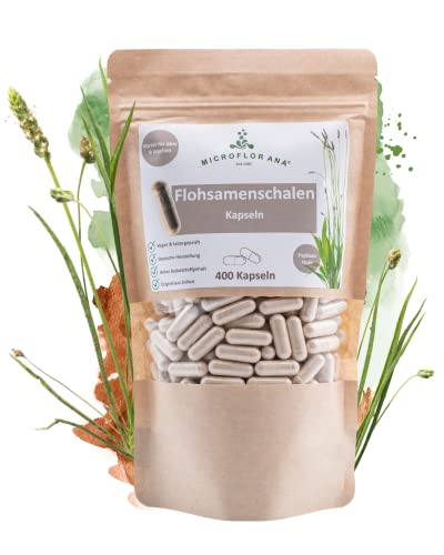 MICROFLORANA® - Flohsamenschalen Kapseln - 400...