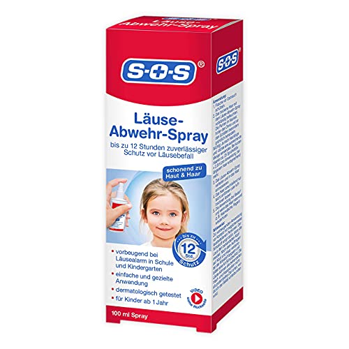 SOS Läuse-Abwehr-Spray, vorbeugendes Spray zur...