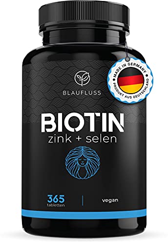 Biotin hochdosiert 10'000mcg Zink Selen - Haut...