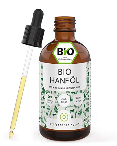 Bio Hanföl für Hunde und Katzen [100ml] aus...