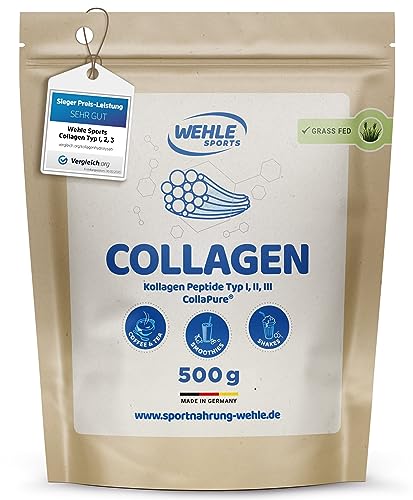 Collagen Pulver 500g - Bioaktives Kollagen...