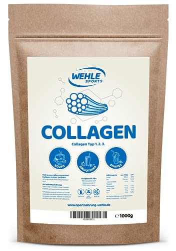 Collagen Pulver 1kg - Kollagen Hydrolysat Peptide...