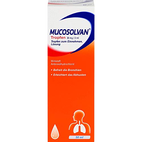 MUCOSOLVAN Tropfen 30 mg/2 m 50 ml