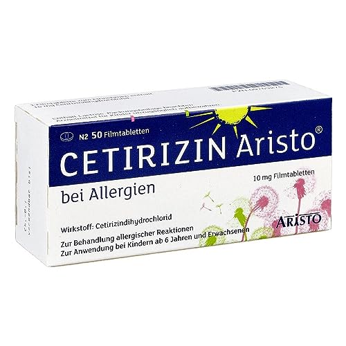 CETIRIZIN Aristo bei Allergien 10 mg Filmtabletten...