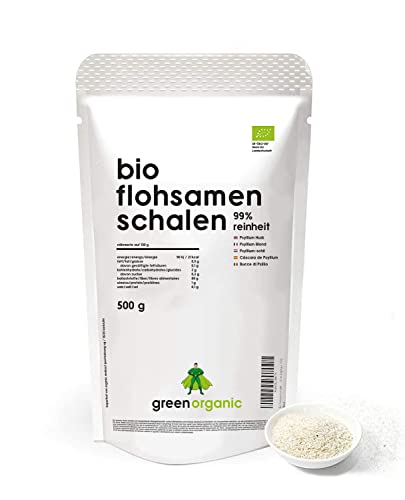 Bio Flohsamenschalen 99% Reinheit - Premium...