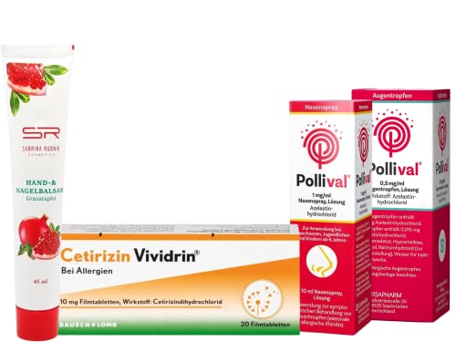 Allergie Sparset - Pollival 0,5 mg/ml Augentropfen...