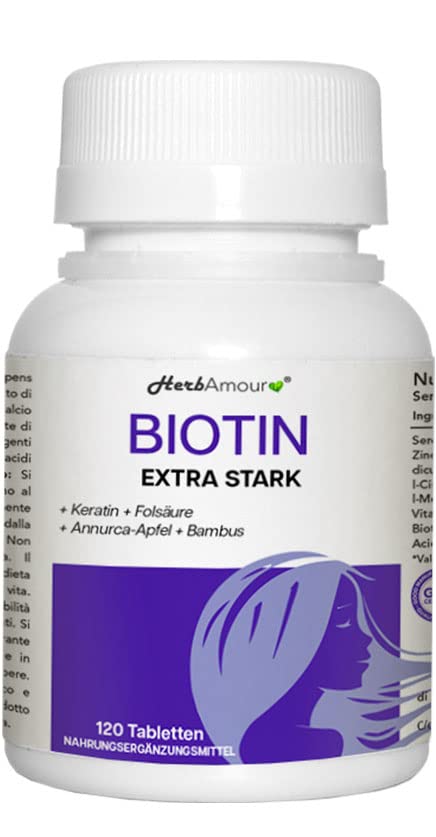 Biotin Extra Strong I Biotin Hochdosiert Für...