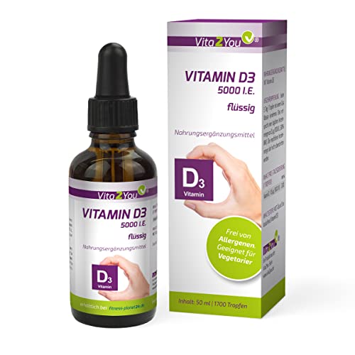 Vita2You Vitamin D3 5000 IE flüssig 50ml - (5.000...