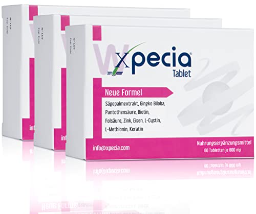 Xpecia DHT Blocker mit Biotin und Sägepalmextrakt...