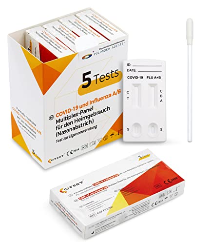 Polonord Adeste - 5 Kit COVID-19 und Influenza A/B...