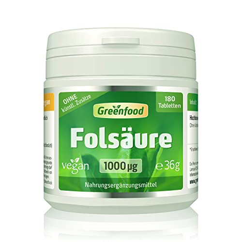 Folsäure, 1000 µg, extra hochdosiert, 180...