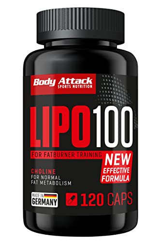 Body Attack LIPO 100, 120 Caps / 20 Portionen, mit...