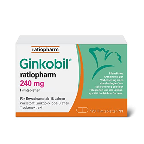 Ginkobil ratiopharm 240 mg Filmtabletten:...