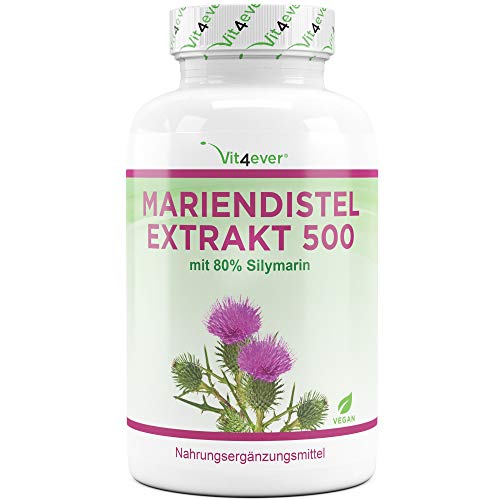 Mariendistel Extrakt 180 Kapseln mit je 500 mg -...