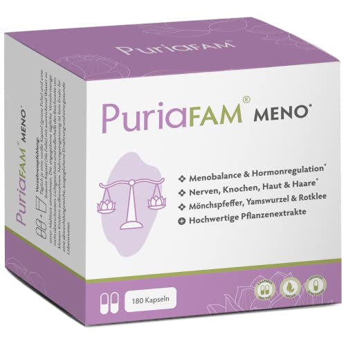 PURIAFAM Meno - 180 Wechseljahre Tabletten...