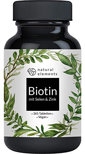 Biotin + Selen + Zink für Haut, Haare & Nägel -...
