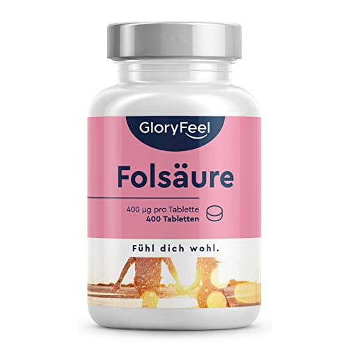 Folsäure - Vorteilspackung: 400 Tabletten (13...