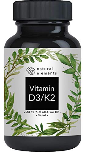 Vitamin D3 + K2 Depot - 180 Tabletten - Premium:...