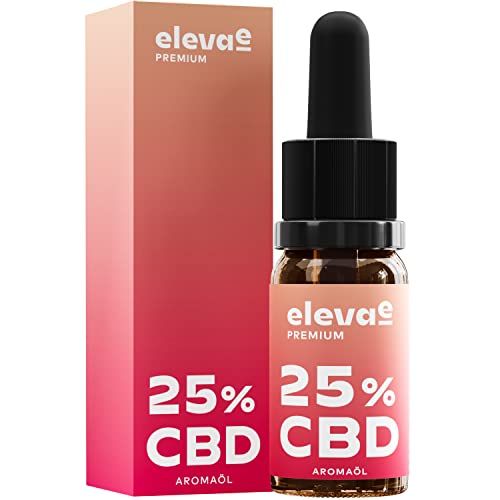 elevae® CBD-Öl 25% – Premium Hanföl-Tropfen...