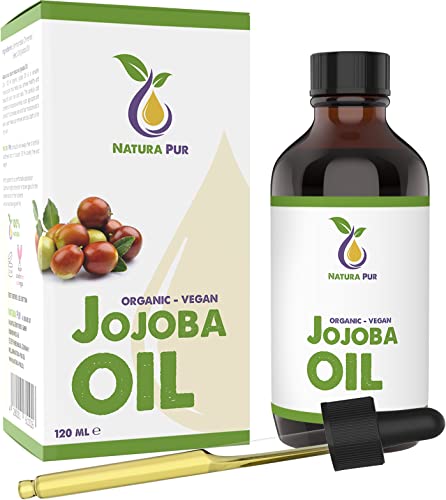 Jojobaöl BIO kaltgepresst 120ml in Glasflasche -...