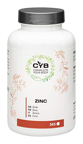 CYB Zink Tabletten – 25 mg reines, hochdosiertes...