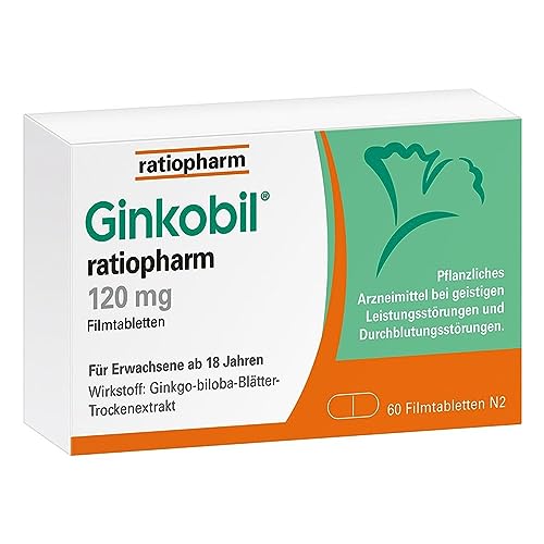 Ginkobil ratiopharm 120mg mit Ginkgo biloba 200...