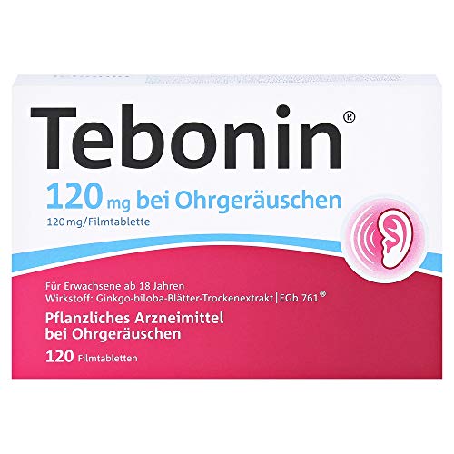 Tebonin bei Ohrgeräuschen 120 mg Tabletten, 120...