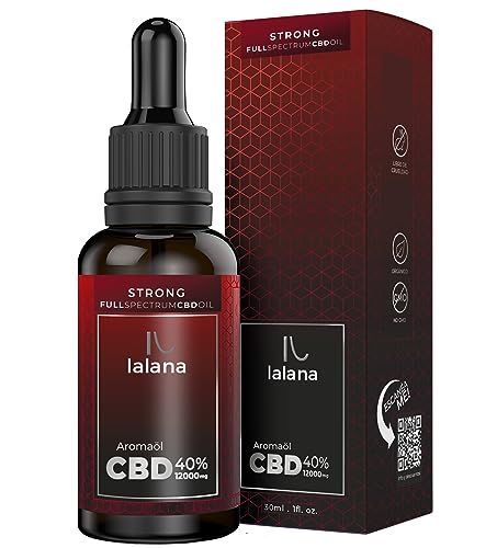 Lalana Oil® Cbd-Öl Stark 40% 30ml, Vollspektrum...