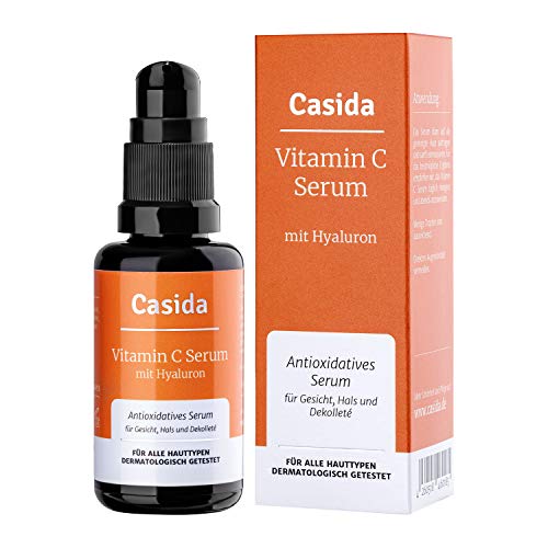 Vitamin C Serum - Hochdosiert mit Hyaluron - 30 ml...