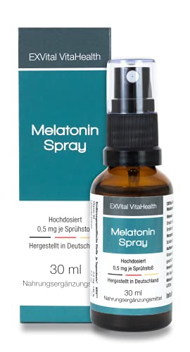 Melatonin Spray, mit Lavendel Extrakt & Vitamin...
