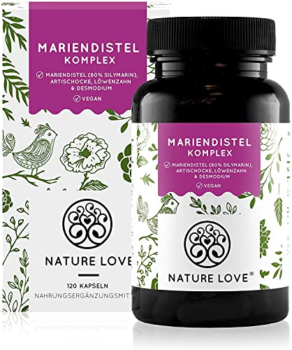 NATURE LOVE® Mariendistel, Artischocke,...