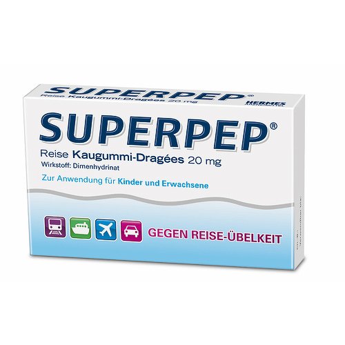 SUPERPEP Reise Kaugummi Drag, 10 St