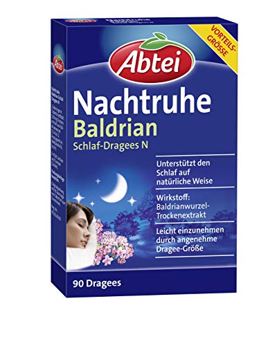 Abtei Nachtruhe Baldrian Schlaf-Dragees N -...