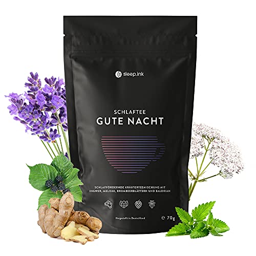 Premium sleep.ink® Schlaftee GUTE NACHT |...