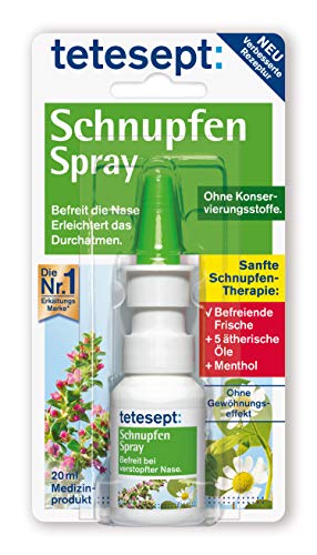 tetesept Schnupfen Spray – Nasenspray mit 5...