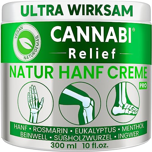 HANF CREME RELIEF PRO FÜR GELENKE UND MUSKELN |...