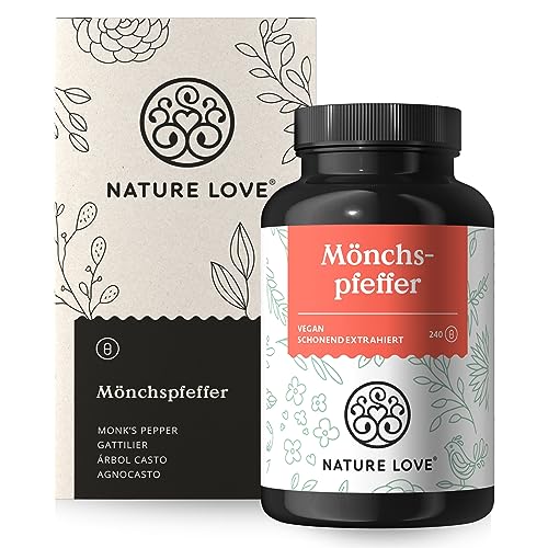 NATURE LOVE® Mönchspfeffer Kapseln - 4:1 Extrakt...